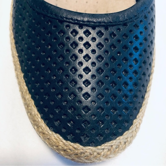 Clarks Women's Danelly Adira - Size 6.5 M - Black Espadrille Ballet Flat Slip on - Picture 9 of 12